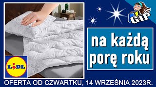 LIDL  Oferta Promocyjna od Czwartku 14092023  Twoja Sypialnia [upl. by Atsuj]