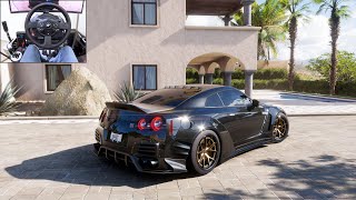 Nissan GTR NISMO 1000HP Build  Forza Horizon 5  Thrustmaster T300RS [upl. by Anairdna]