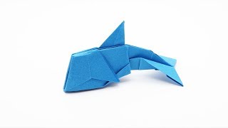 ORIGAMI DOLPHIN Jo Nakashima [upl. by Ecila]