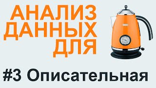 ОПИСАТЕЛЬНАЯ статистика  АНАЛИЗ ДАННЫХ 3 [upl. by Goat4]