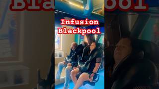 Infusion Blackpool Pleasure Beach 🎢 She Doesn’t Look Happy themepark rollercoaster coaster [upl. by Eilasor490]