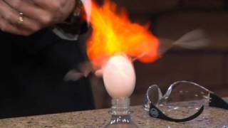 Exploding Egg  Cool Science Demo [upl. by Hayouqes]