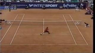 federer safin hamburg 2002 finals part1mp4 [upl. by Idhem]