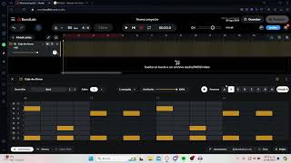 Usar caja de ritmos en Bandlab y aplicar figuras rítmicas simples para componer APOYO 8° B [upl. by Svoboda]