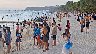 This is BORACAY White Beach on April 8 2024 Daming Tao From Station 3 to Station 1 [upl. by Langelo984]