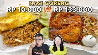 NASI GORENG RP 10000 Vs RP 130000  MAHAL VS MURAH 20 [upl. by Haramat]