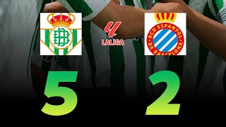 Real Betis vs Espanyol  Jornada 8 [upl. by Demetrius169]