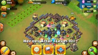 Castle Clash Tutorial  E02  Power Leveling Heroes Guide [upl. by Asiilanna]