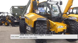 2021 JCB 53270 Agrisuper Loader Interior and Exterior Walkaround BATA Agro 2021 [upl. by Kiel]