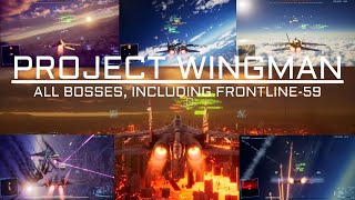 Project Wingman  All Bosses and Ace Squadrons including Frontline59 Mercenary Difficulty [upl. by Burch924]