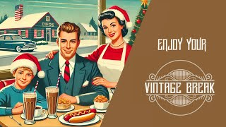 Cozy Nostalgic Diner Tunes 🍔 1950s American Swing for Family Gatherings 1 Hour [upl. by Adnohser815]