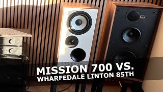 Mission 700 vs Wharfedale Linton 85th Heritage soundtest [upl. by Einram]