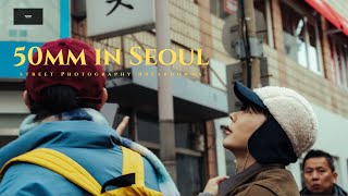 50mm Street Photography Composition POV Breakdowns  Seoul Korea [upl. by Elbon]