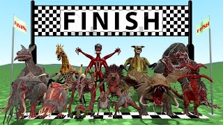 WHO IS THE FASTEST ZOOCHOSIS MUTANT ANIMALS in Garrys Mod [upl. by Eellah]