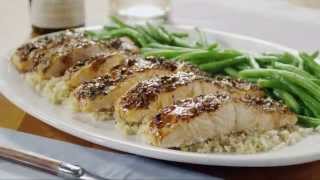 How to Make Balsamic Glazed Salmon Fillets  Fish Recipes  Allrecipescom [upl. by Lehteb822]