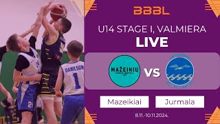 Mažeikiai 2011 vs Jurmala 2011  BBBL Boys U14 [upl. by Ynnavoeg]