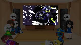 Glitchtale reacts to Jevil [upl. by Uhsoj]