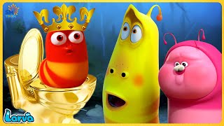 Larva CARTOONS Episode 96THE KINGS LONELY THRONE  Cartoons box by SMToon Asia [upl. by Terej]