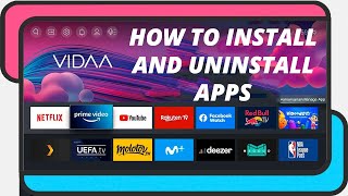 How to install and uninstall apps on a Hisense VIDAA Smart TV [upl. by Toomin]