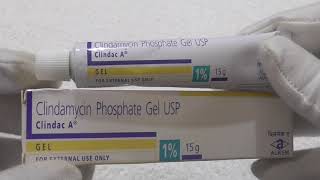 Clindac A Gel Review  Get Rid of Acne Pimples  Clindamycin phosphate [upl. by Leduar]