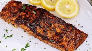 Crispy PanSeared Salmon Recipe  Quick and Easy Salmon Recipe [upl. by Yk840]