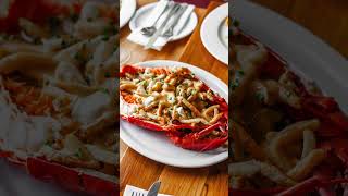 Try our popular lobster poutine a dish featured on Diners DriveIns and Dives with Guy Fieri [upl. by Moreville]