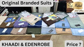 Bumper Offer on Branded Suits  KHAADI  EDENROBE  at  TAJ MAHAL CLOTH HOUSE  923127171067 [upl. by Fedak814]