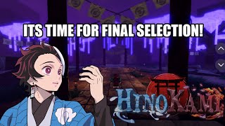 ITS TIME FOR FINAL SELECTION  HINOKAMI ROBLOX [upl. by Alica]