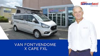 Presentazione Font Vendome X CAPE FXL  Nuovo Ford Transit Custom Nugget [upl. by Myrtice]