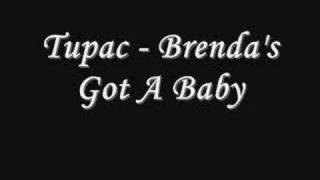 Tupac  Brendas Got A Baby Lyrics [upl. by Salchunas]