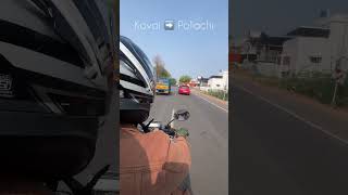 Kovai to Pollachi Ride 🏍️ love nature song travel [upl. by Ainesell]