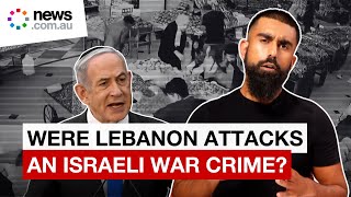 Are Israel attacks on Lebanon’s Hezbollah a ‘war crime’ [upl. by Nancie148]