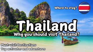 Places to visit in Thailand  Thailand travel guide 2024  Bangkok Phuket [upl. by Sucirdor]