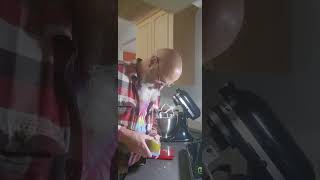 Making double chocolate chip cookies deliciousfood Baking [upl. by Raphael]