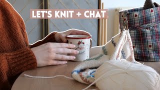 Lets chat while knitting up some gifts [upl. by Attenauqa]