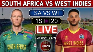 SA VS WI Live  1st T20  South Africa Vs West Indies Live Commentary SA VS WI EP3 [upl. by Petersen]