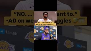 PUT ON THE GOGGLES‼️‼️ fypシ゚ basketball shorts anthonydavis lakersnation lakerstoday nba [upl. by Aseram]