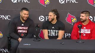 FB vs Duke Postgame Press Conference Ashton Gillotte Bryan Hudson amp Jermayne Lole [upl. by Ydurt706]