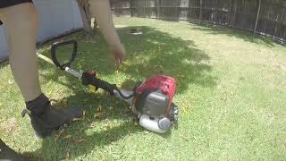 Honda ums425u brush cutter 1 hour review with Pros amp Concs [upl. by Nemzaj]