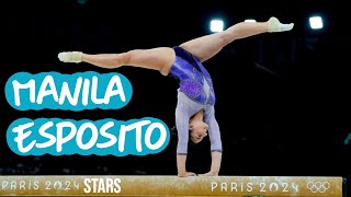 Paris 2024 Gymnastics Stars Manila Esposito [upl. by Anahc]