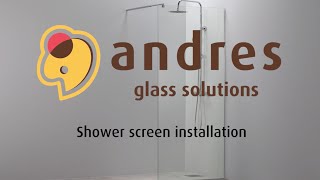 Shower Screen Conforto by Andres Glass Solutions [upl. by Larissa]