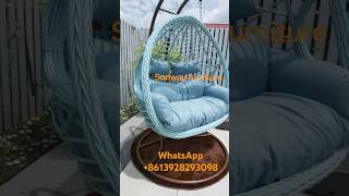 Fly swing hanging chair for your patio eggchair swingchair hangingchair rattanchair wickerchair [upl. by Ahsotan994]