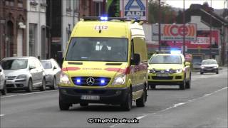 Ambulance SI Philippeville  VW Touareg SMUR Chimay [upl. by Edme]