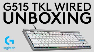 Logitech G515 TKL Wired Keyboard UNBOXING [upl. by Porett]