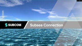 SubCom  Oil amp Gas Platform  Undersea Fiber Optic Cable Connection [upl. by Asilad]