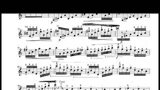 Vivaldi Concerto in A Minor third movement violin sheet music [upl. by Erodasi]