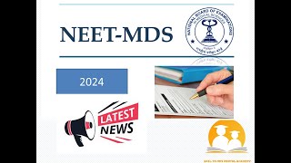 How to Fill NEET MDS 2024 Form Important Points and Guidelinesneetmds2024 [upl. by Acenahs]