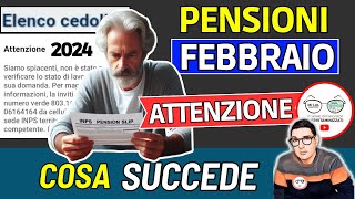 INPS⚠️ PENSIONI FEBBRAIO 2024 ➡ CEDOLINI e DETTAGLIO BLOCCATI con NOVITà AUMENTI NETTI quando [upl. by Agripina16]