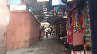 Highlights of Marrakech  Walking down Riad Zitoun Lakdim [upl. by Guenzi]