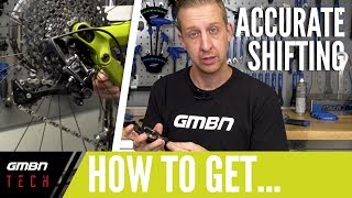 How To Get Perfect Accurate Shifting  MTB Maintenance [upl. by Zorana]